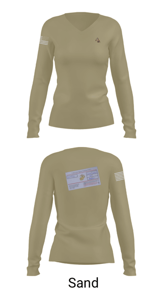 Women's Long Sleeve Vneck Shirt, 1/4, Marines, Teamtime, Team time, sublimation, custom sports apparel, team uniforms, spirit wear, spiritwear, sports uniforms, custom shirts, team store, custom team store, fundraiser sports, apparel fundraiser