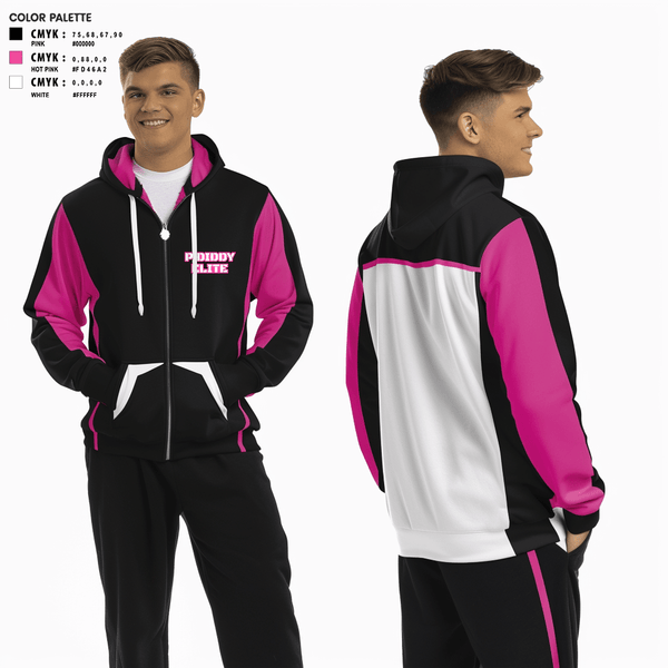 Zip Hoodie, P Diddy Elite, Men's Basketball, Teamtime, Team time, sublimation, custom sports apparel, team uniforms, spirit wear, spiritwear, sports uniforms, custom shirts, team store, custom team store, fundraiser sports, apparel fundraiser