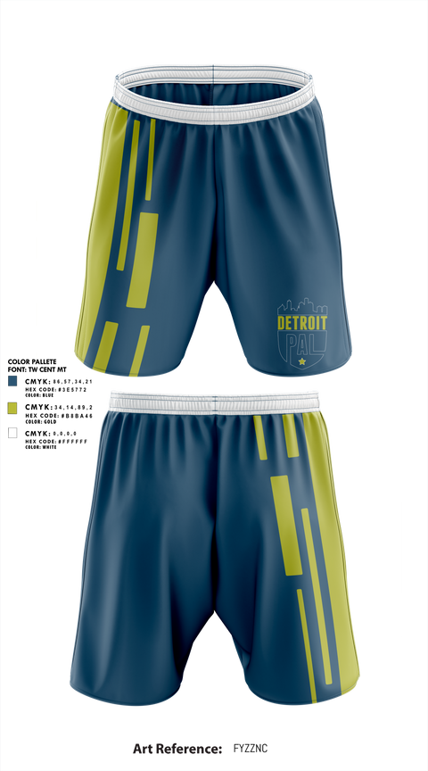 Athletic Shorts With Pockets, Detroit PAL Flag Football, , Teamtime, Team time, sublimation, custom sports apparel, team uniforms, spirit wear, spiritwear, sports uniforms, custom shirts, team store, custom team store, fundraiser sports, apparel fundraiser