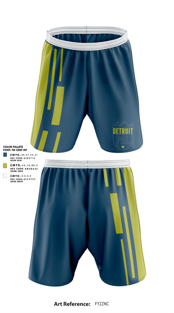 Athletic Shorts With Pockets, Detroit PAL Flag Football, , Teamtime, Team time, sublimation, custom sports apparel, team uniforms, spirit wear, spiritwear, sports uniforms, custom shirts, team store, custom team store, fundraiser sports, apparel fundraiser