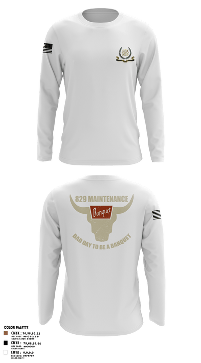 829 maintenance 40042048 Long Sleeve Performance Shirt - 2