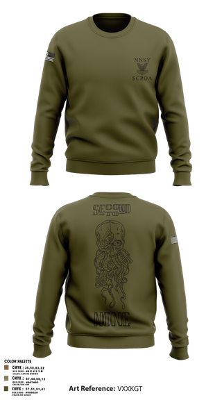 Crew Neck Sweatshirt, NNSY SCPOA, Navy, Teamtime, Team time, sublimation, custom sports apparel, team uniforms, spirit wear, spiritwear, sports uniforms, custom shirts, team store, custom team store, fundraiser sports, apparel fundraiser