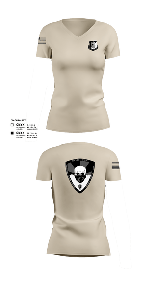 Women's Short Sleeve Vneck Shirt, Operations Division Midtown: Community Response Team, Police, Teamtime, Team time, sublimation, custom sports apparel, team uniforms, spirit wear, spiritwear, sports uniforms, custom shirts, team store, custom team store, fundraiser sports, apparel fundraiser