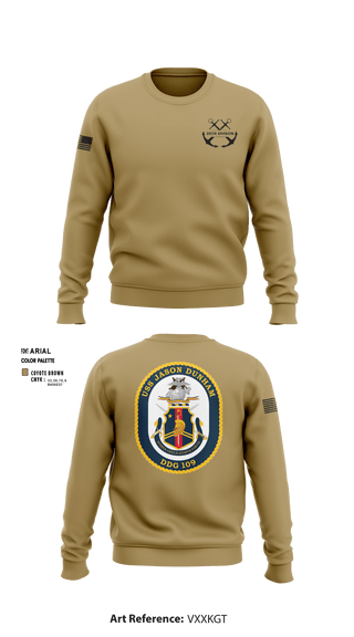 Crew Neck Sweatshirt, Jason Dunham Deck Division, Navy, Teamtime, Team time, sublimation, custom sports apparel, team uniforms, spirit wear, spiritwear, sports uniforms, custom shirts, team store, custom team store, fundraiser sports, apparel fundraiser