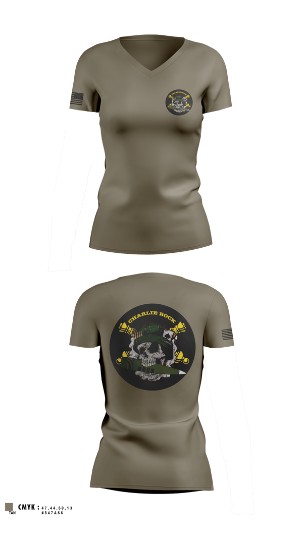 Women's Short Sleeve Vneck Shirt, Charlie rock, Army, Teamtime, Team time, sublimation, custom sports apparel, team uniforms, spirit wear, spiritwear, sports uniforms, custom shirts, team store, custom team store, fundraiser sports, apparel fundraiser
