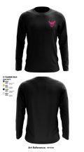 New Milford Bulls Football And Cheerleading 19489077 Long Sleeve Performance Shirt - 20