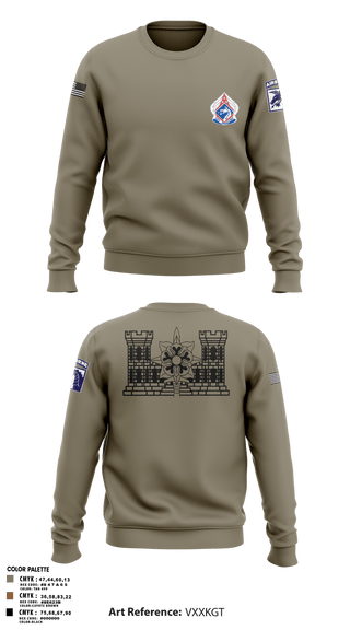 Crew Neck Sweatshirt, XVIII ABN G2, Army, Teamtime, Team time, sublimation, custom sports apparel, team uniforms, spirit wear, spiritwear, sports uniforms, custom shirts, team store, custom team store, fundraiser sports, apparel fundraiser