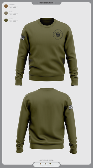 Crew Neck Sweatshirt, , National Guard, Teamtime, Team time, sublimation, custom sports apparel, team uniforms, spirit wear, spiritwear, sports uniforms, custom shirts, team store, custom team store, fundraiser sports, apparel fundraiser