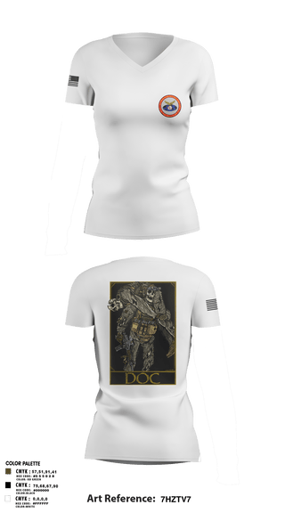 Women's Short Sleeve Vneck Shirt, MCSFR RAS, Navy, Teamtime, Team time, sublimation, custom sports apparel, team uniforms, spirit wear, spiritwear, sports uniforms, custom shirts, team store, custom team store, fundraiser sports, apparel fundraiser