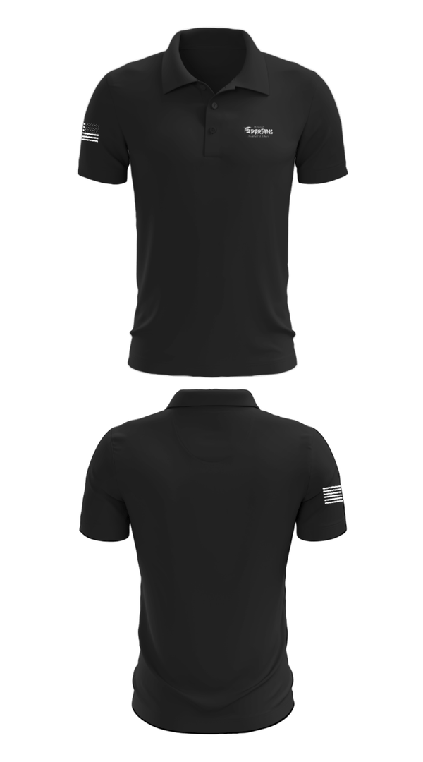Short Sleeve Performance Polo, Milford Jr Spartans Football and Cheer, Football, Teamtime, Team time, sublimation, custom sports apparel, team uniforms, spirit wear, spiritwear, sports uniforms, custom shirts, team store, custom team store, fundraiser sports, apparel fundraiser