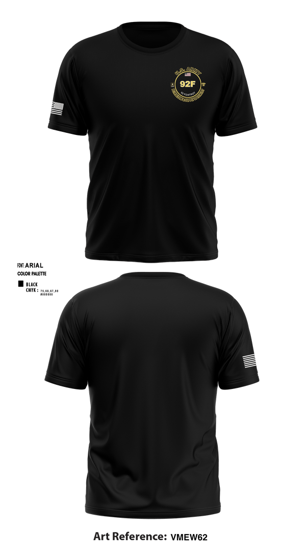 Short Sleeve Performance Shirt, 1-7 ADA D BATTERY, Army, Teamtime, Team time, sublimation, custom sports apparel, team uniforms, spirit wear, spiritwear, sports uniforms, custom shirts, team store, custom team store, fundraiser sports, apparel fundraiser