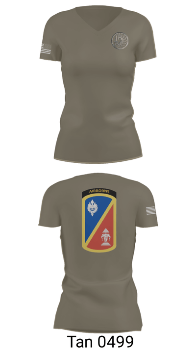 1st Det. Royal Lao Airborne 88518562 Women's Short Sleeve V-neck Shirt - 68