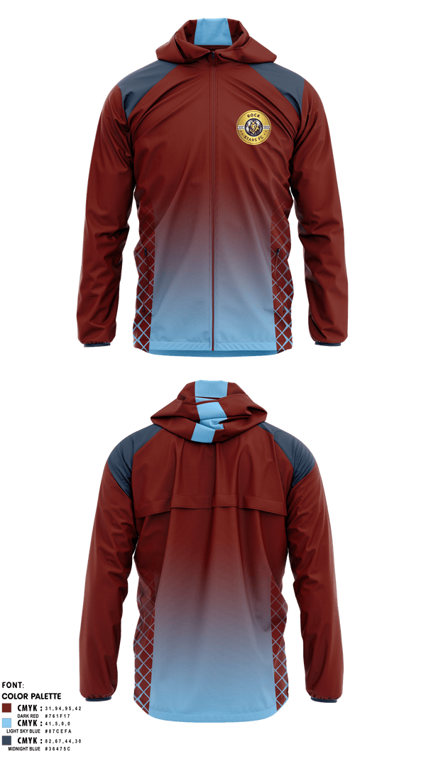 Windbreaker, Rock Star, Men's Soccer, Teamtime, Team time, sublimation, custom sports apparel, team uniforms, spirit wear, spiritwear, sports uniforms, custom shirts, team store, custom team store, fundraiser sports, apparel fundraiser
