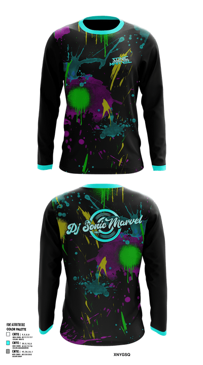 DJ Sonic MarvelDJ Sonic Marvel 49392469 Long Sleeve Performance Shirt - 10