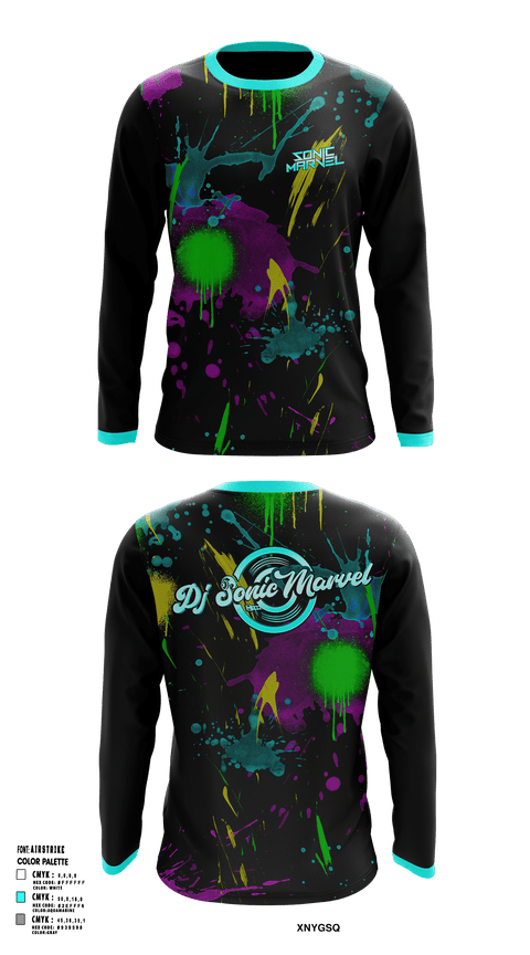 Long Sleeve Performance Shirt, DJ Sonic MarvelDJ Sonic Marvel, , Teamtime, Team time, sublimation, custom sports apparel, team uniforms, spirit wear, spiritwear, sports uniforms, custom shirts, team store, custom team store, fundraiser sports, apparel fundraiser