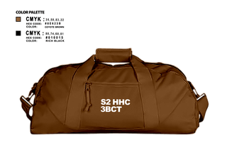Duffle Bag, S2 HHC 3BCT, Army, Teamtime, Team time, sublimation, custom sports apparel, team uniforms, spirit wear, spiritwear, sports uniforms, custom shirts, team store, custom team store, fundraiser sports, apparel fundraiser