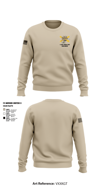 Bravo 1-119th FA 38934008 Crew Neck Sweatshirt - 1