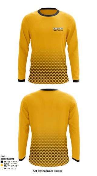 Long Sleeve Performance Shirt, Trojans, Track & Field, Teamtime, Team time, sublimation, custom sports apparel, team uniforms, spirit wear, spiritwear, sports uniforms, custom shirts, team store, custom team store, fundraiser sports, apparel fundraiser
