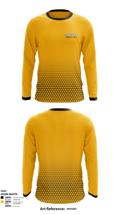 Trojans 80662240 Long Sleeve Performance Shirt - 1