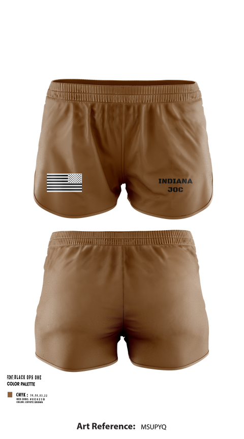 Ranger Panties, Indiana JOC, National Guard, Teamtime, Team time, sublimation, custom sports apparel, team uniforms, spirit wear, spiritwear, sports uniforms, custom shirts, team store, custom team store, fundraiser sports, apparel fundraiser
