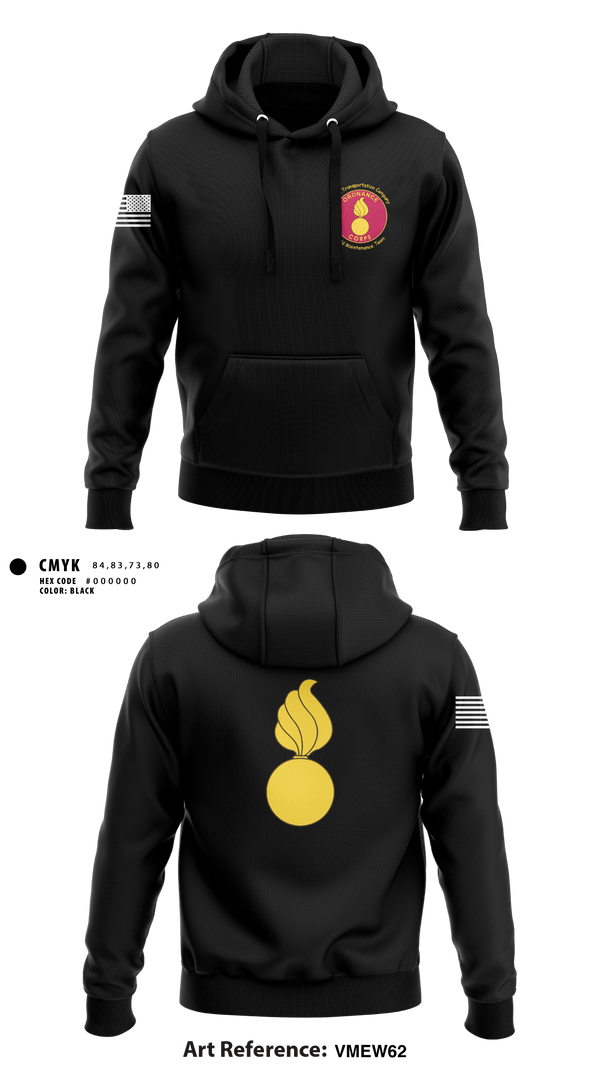 Hoodie, 129th Heavy Transport Company129 TC CO, Army, Teamtime, Team time, sublimation, custom sports apparel, team uniforms, spirit wear, spiritwear, sports uniforms, custom shirts, team store, custom team store, fundraiser sports, apparel fundraiser
