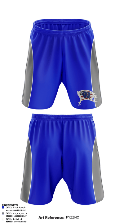 Wheatland youth football and cheer 53677637 Athletic Shorts With Pockets - 1