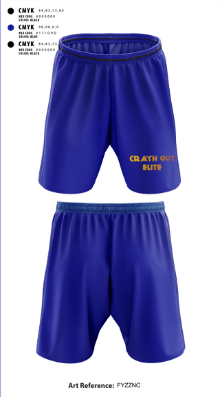 Athletic Shorts With Pockets, Crash out elite, Men's Basketball, Teamtime, Team time, sublimation, custom sports apparel, team uniforms, spirit wear, spiritwear, sports uniforms, custom shirts, team store, custom team store, fundraiser sports, apparel fundraiser