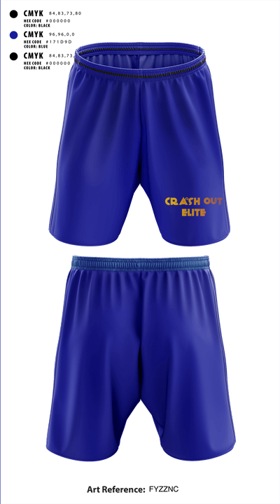 Crash out elite 80531707 Athletic Shorts With Pockets - 1_1