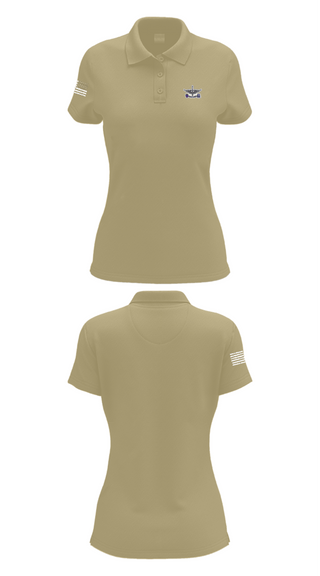 Women's Short Sleeve Performance Polo, HCS 935th Aviation support battalion, , Teamtime, Team time, sublimation, custom sports apparel, team uniforms, spirit wear, spiritwear, sports uniforms, custom shirts, team store, custom team store, fundraiser sports, apparel fundraiser