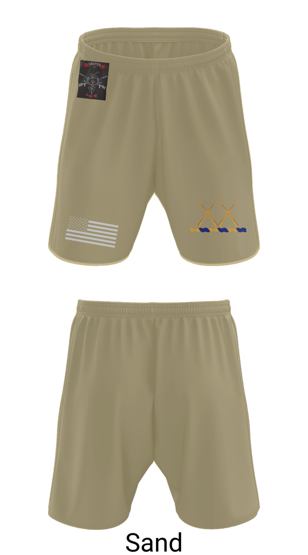 Athletic Shorts With Pockets, 5-20 Infantry, Sniper section, Army, Teamtime, Team time, sublimation, custom sports apparel, team uniforms, spirit wear, spiritwear, sports uniforms, custom shirts, team store, custom team store, fundraiser sports, apparel fundraiser