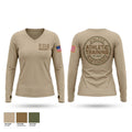 D CLC MAINT Women's Long Sleeve V-neck Shirt - 1