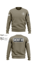 Montgomery County Sheriff’s Office K9 Unit 21073069 Crew Neck Sweatshirt - 107