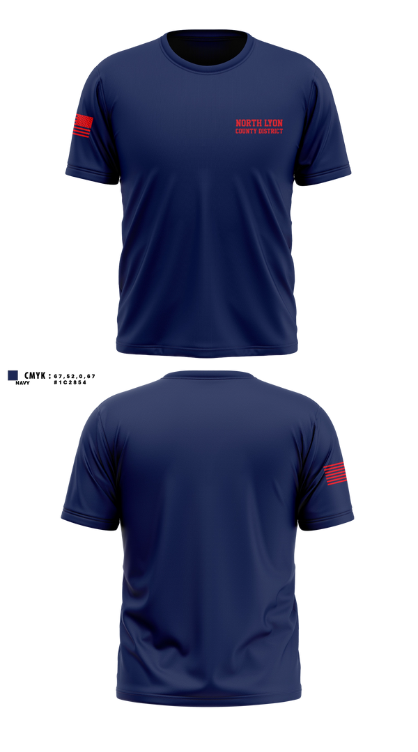 North Lyon County District #2 Old School Cotton Feel Shirt - 11