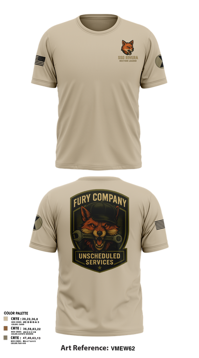 Unscheduled Service 19126504 Short Sleeve Performance Shirt - 1