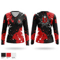 UNORTHODOX PAINTBALL Women's Long Sleeve V-neck Shirt - 1