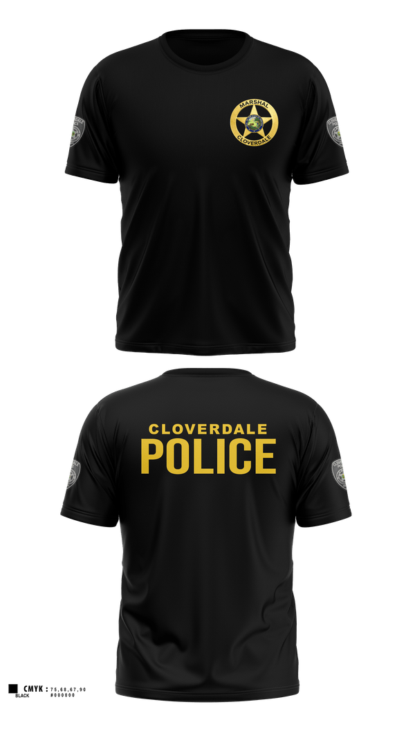 Old School Cotton Feel Shirt, Cloverdale police department, Police, Teamtime, Team time, sublimation, custom sports apparel, team uniforms, spirit wear, spiritwear, sports uniforms, custom shirts, team store, custom team store, fundraiser sports, apparel fundraiser