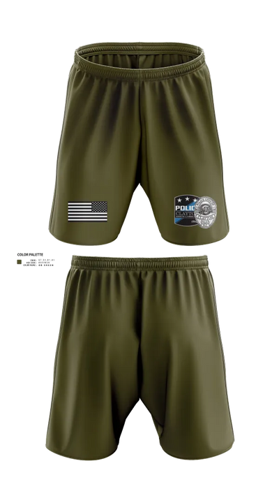 Clayton Police K9 Unit 37003259 Athletic Shorts With Pockets - 23