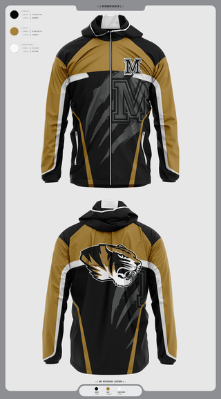 Windbreaker, Marceline Tigers, , Teamtime, Team time, sublimation, custom sports apparel, team uniforms, spirit wear, spiritwear, sports uniforms, custom shirts, team store, custom team store, fundraiser sports, apparel fundraiser