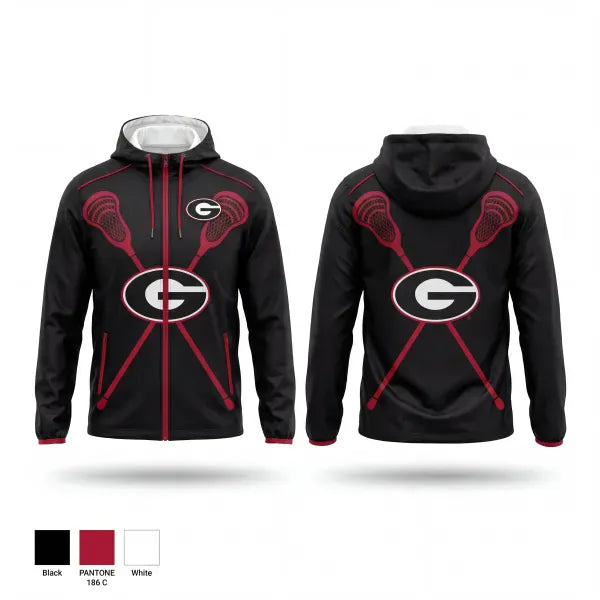 Windbreaker, Geneva, Men's Lacrosse, Teamtime, Team time, sublimation, custom sports apparel, team uniforms, spirit wear, spiritwear, sports uniforms, custom shirts, team store, custom team store, fundraiser sports, apparel fundraiser