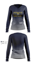 Naches’s Volleyball Women's Long Sleeve V-neck Shirt - 8