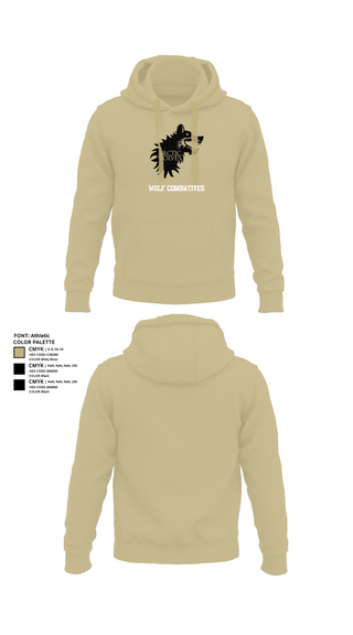 Hoodie, Wolf Combatives, Army, Teamtime, Team time, sublimation, custom sports apparel, team uniforms, spirit wear, spiritwear, sports uniforms, custom shirts, team store, custom team store, fundraiser sports, apparel fundraiser