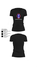 100 Battalion 442 Infantry 61089224 Women's Short Sleeve V-neck Shirt - 24