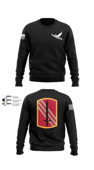 Crew Neck Sweatshirt, 196th BDE SIG CO, , Teamtime, Team time, sublimation, custom sports apparel, team uniforms, spirit wear, spiritwear, sports uniforms, custom shirts, team store, custom team store, fundraiser sports, apparel fundraiser