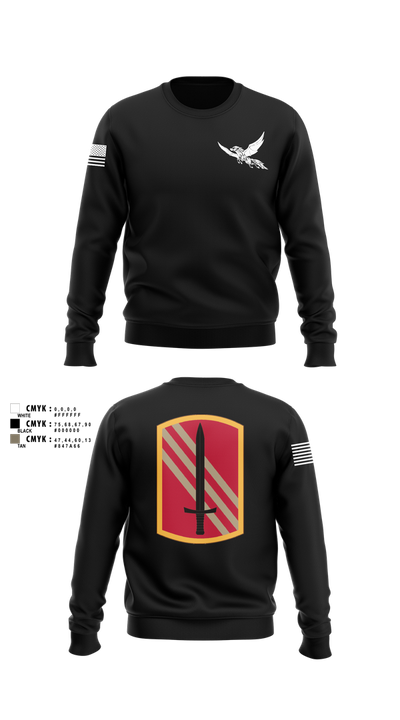 196th BDE SIG CO 21636857 Crew Neck Sweatshirt - 4