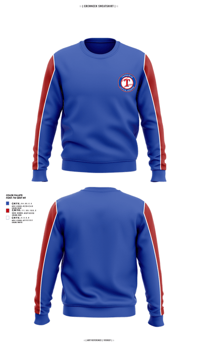 Trenholm Little League 21570649 Crew Neck Sweatshirt - 1