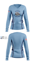 Centennial Bulldogs 10077236 Women's Long Sleeve V-neck Shirt - 3