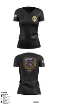 Crossett Police Department 1680573 Women's Short Sleeve V-neck Shirt - 5