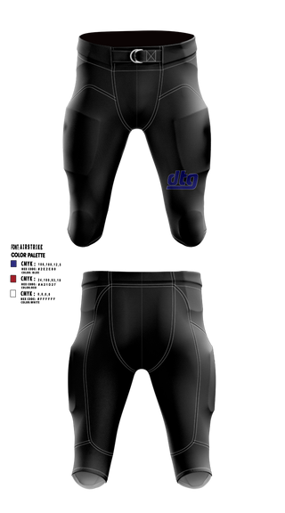 Integrated Football Pants, Downtown Giants Youth Football, Men's Basketball, Teamtime, Team time, sublimation, custom sports apparel, team uniforms, spirit wear, spiritwear, sports uniforms, custom shirts, team store, custom team store, fundraiser sports, apparel fundraiser