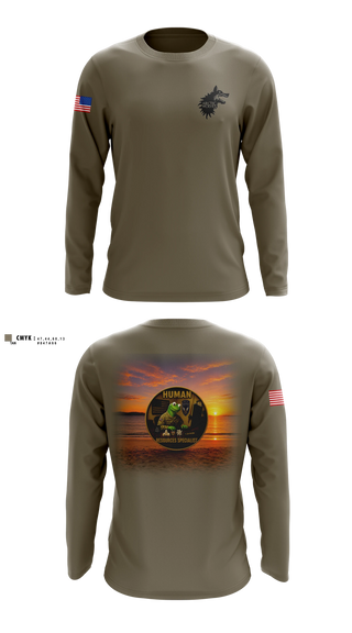 Long Sleeve Performance Shirt, 1-24 infantry battalion, Army, Teamtime, Team time, sublimation, custom sports apparel, team uniforms, spirit wear, spiritwear, sports uniforms, custom shirts, team store, custom team store, fundraiser sports, apparel fundraiser