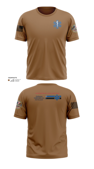 Short Sleeve Performance Shirt, Alabama CARE EMS Inc., EMS/EMT, Teamtime, Team time, sublimation, custom sports apparel, team uniforms, spirit wear, spiritwear, sports uniforms, custom shirts, team store, custom team store, fundraiser sports, apparel fundraiser